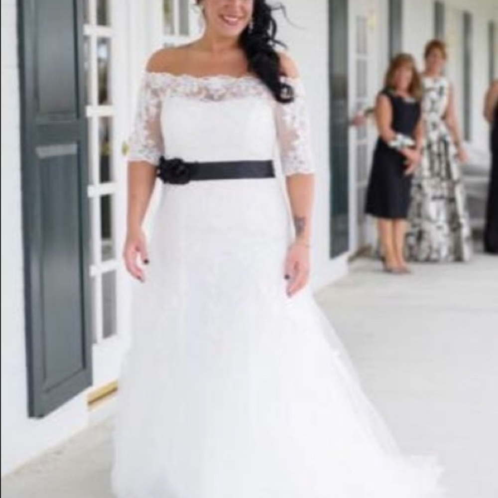 David’s Bridal gown